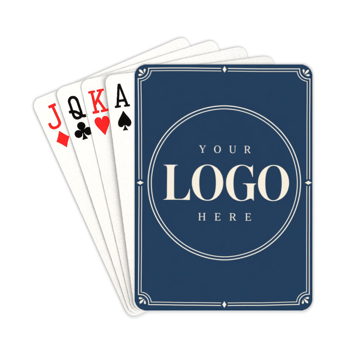 Custom Made Playing Cards, Personalized Logo Business Branding Office Gifts Branded Resort Merchandise Client Promotional Poker Deck Game - Starcove Fashion