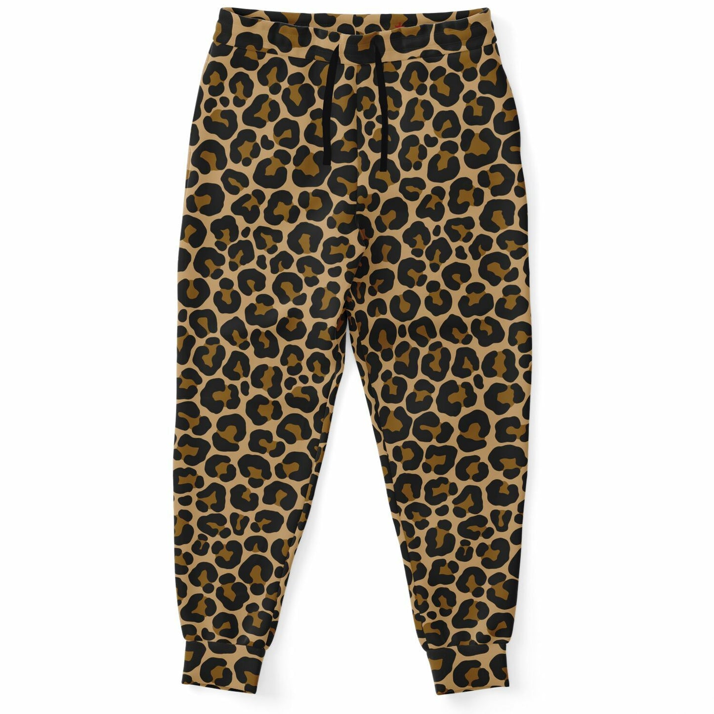 Leopard Joggers Sweatpants with Pockets, Animal Print Brown Cheetah Women Men Female Ladies Fleece Comfy Cotton Sweats Pants Bottoms