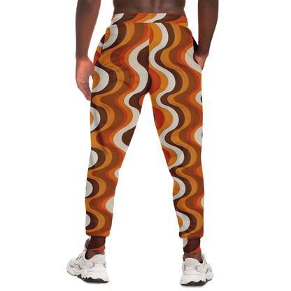 70s Retro Vintage Joggers Sweatpants with Pockets, Festival Women Men Female Ladies Fleece Comfy Cotton Sweats Pants Loungewear