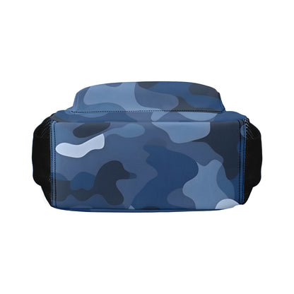 coach backpack blue camo Navy Blue Camo Backpack, Camouflage Men Women Kids Gift School College – Starcove Fashion