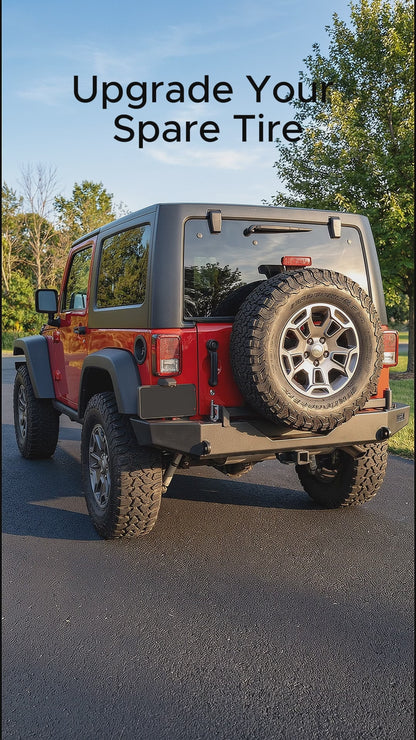 Wild Flowers Spare Tire Cover, Faux Embroidery Pastel Printed Grassy Botanicals Floral Wheel Unique Backup Camera Hole Trailer Back Women RV