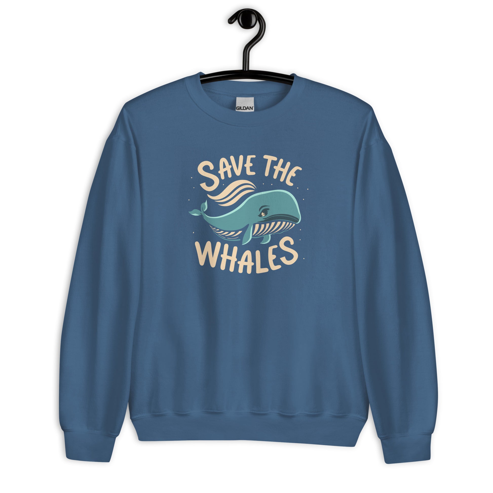 Save the Whales Sweatshirt, Ocean Humpback Sea Graphic Crewneck Fleece Cotton Sweater Jumper Pullover Men Women Aesthetic Top Starcove Fashion