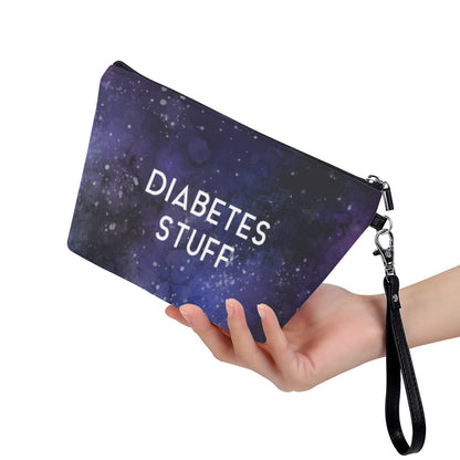 Diabetes Stuff Bag With Black Handle, Galaxy Space Wristlet Diabetic Carrying Case Travel Supplies Organizer Zipper Pouch Boys Girls Gift Starcove Fashion