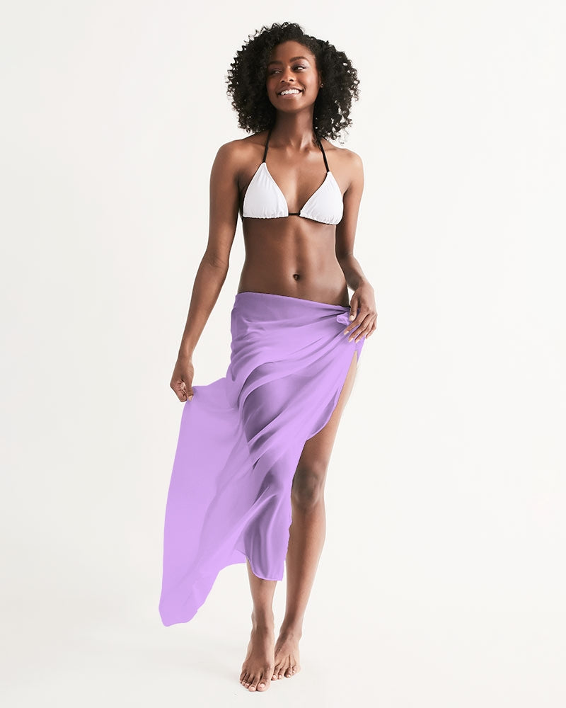 Lavender Swimsuit Cover Up Women, Purple Lilac Beach Bathing suit Wrap Front Sarong Bikini Sexy Long Skirt Dress Coverup Swimwear Starcove Fashion