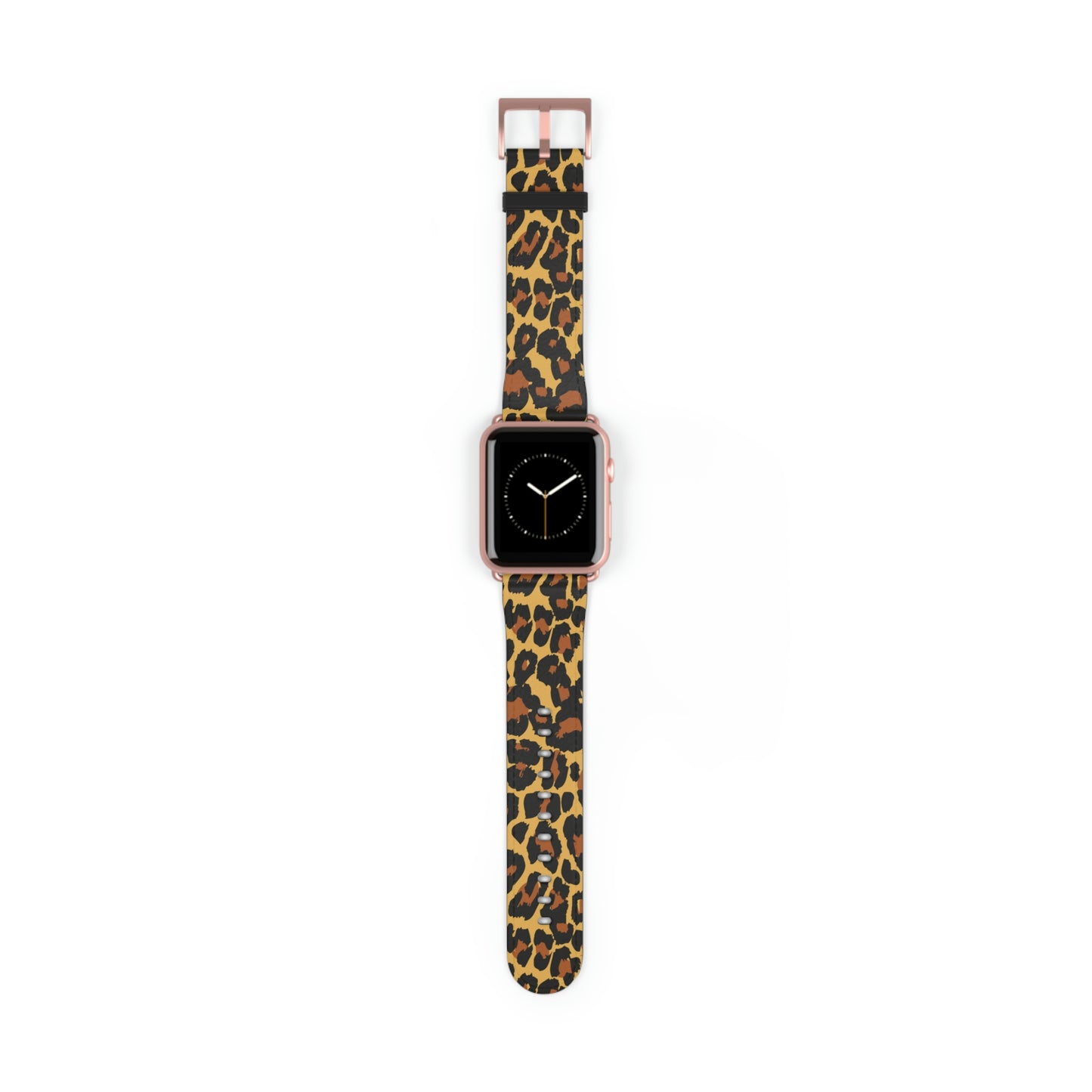 Leopard Apple Watch Band, Cheetah Print Designer Vegan Faux Leather Straps 38mm 40mm 42mm 44mm Size Series 1 2 3 4 5 6 7 SE Women Starcove Fashion