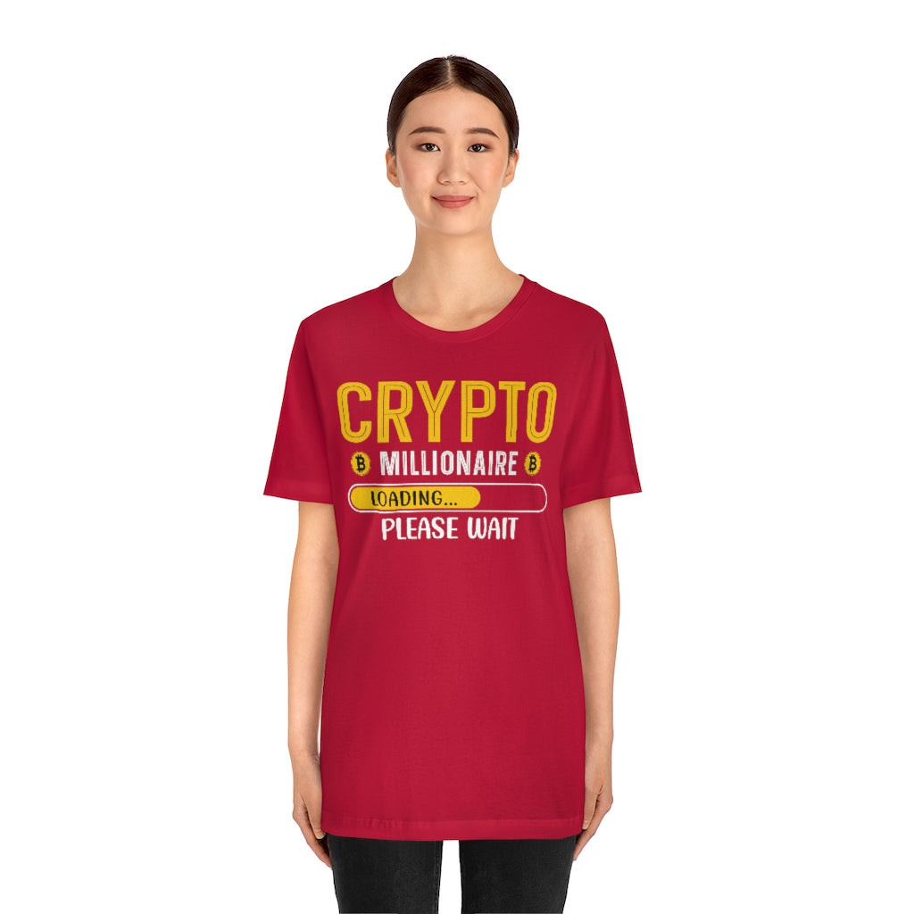 Bitcoin Millionaire TShirt, Funny Cryptocurrency HODL Crypto Men Women Adult Aesthetic Graphic Crewneck Tee Top Starcove Fashion