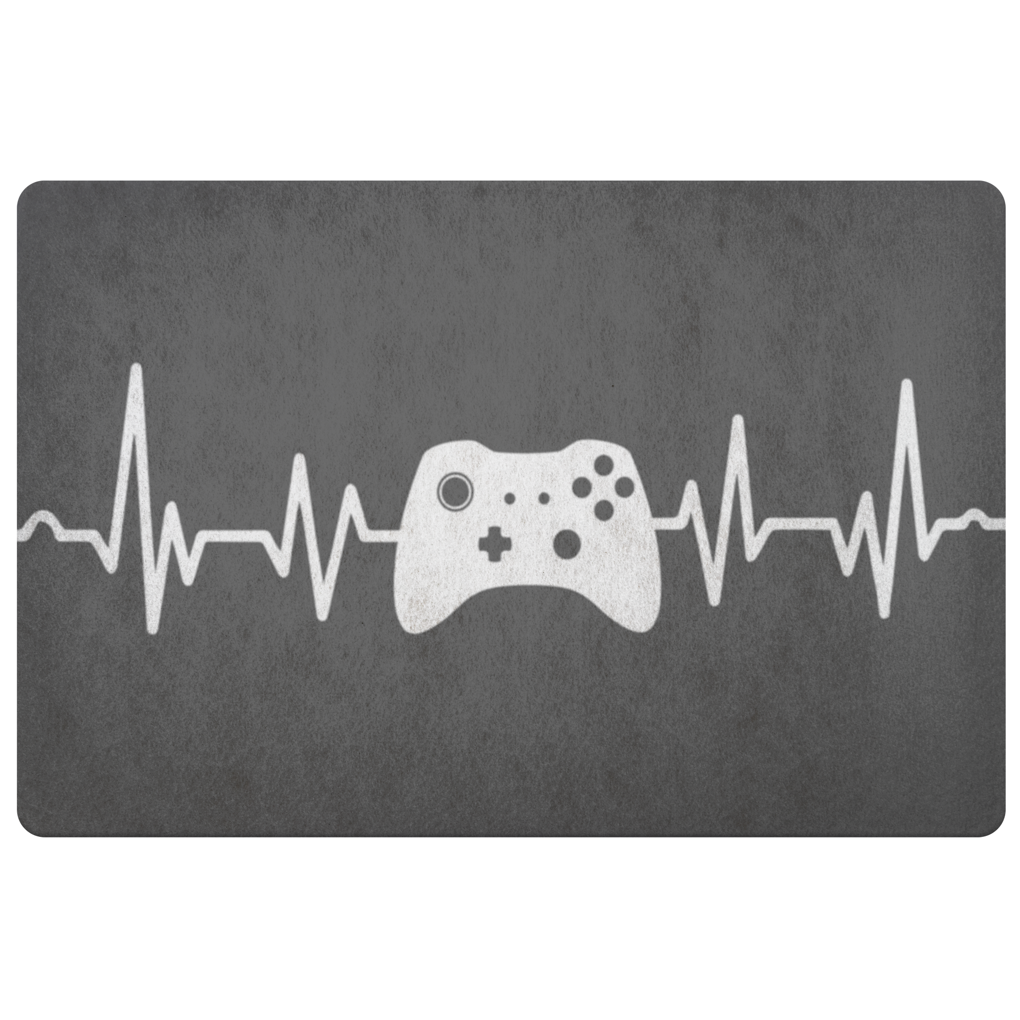 Computer Inspired Doormats Gaming Heart beat Doormat, Gamer Video Game Dorm Door Mat Indoor Compu ...