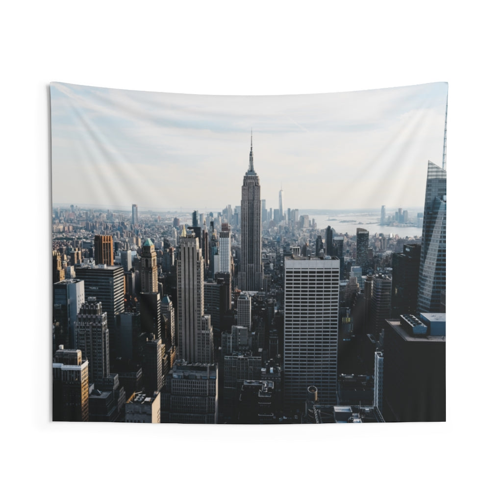 New York City Sky Line Tapestry, NY Photograph Landscape Indoor Wall Art Hanging Tapestries Large Small Decor Home Dorm Room Gift Starcove Fashion