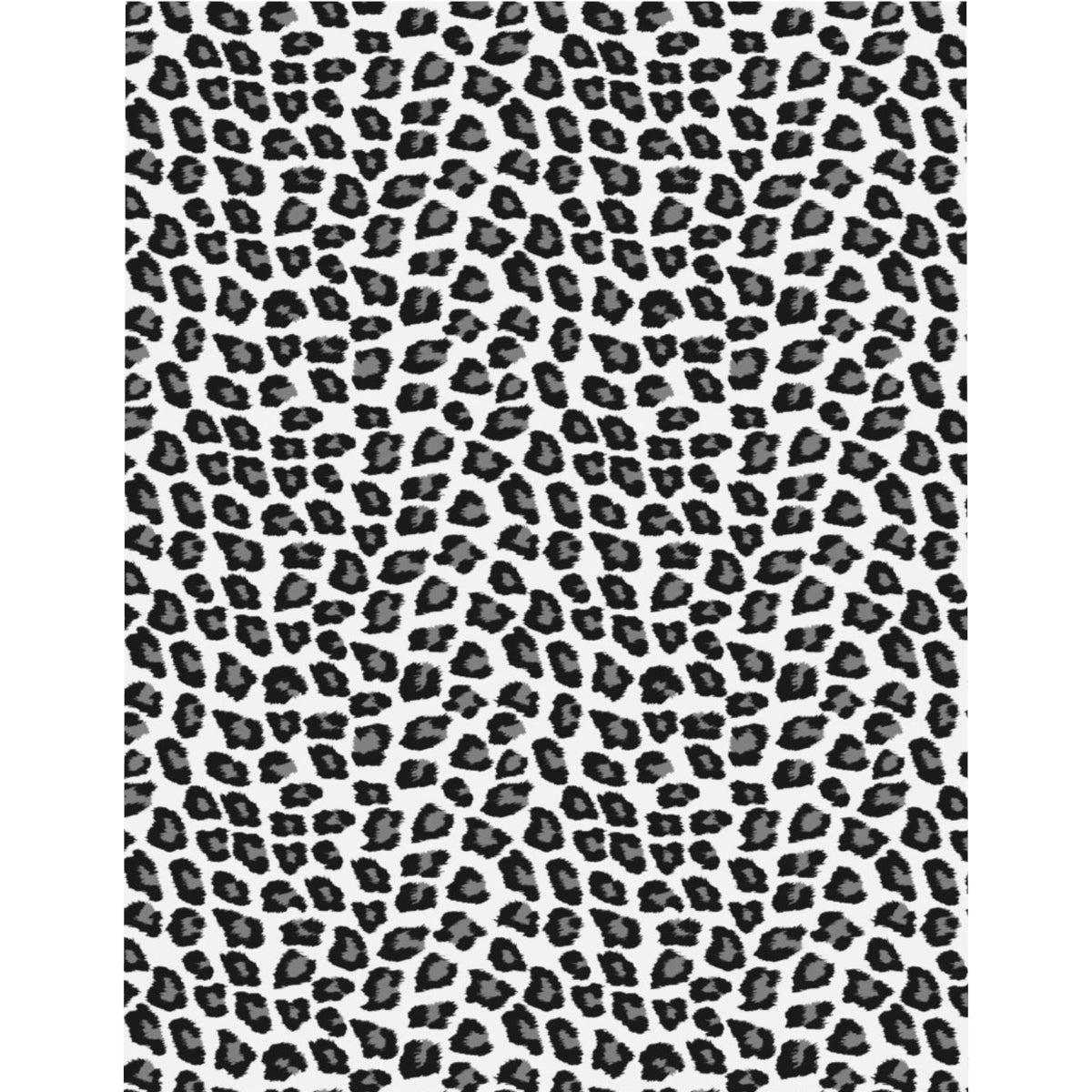 Snow Leopard Duvet Cover, Animal Print black White Microfiber Full Queen Twin Unique Vibrant Bed Cover Home Bedding Starcove Fashion