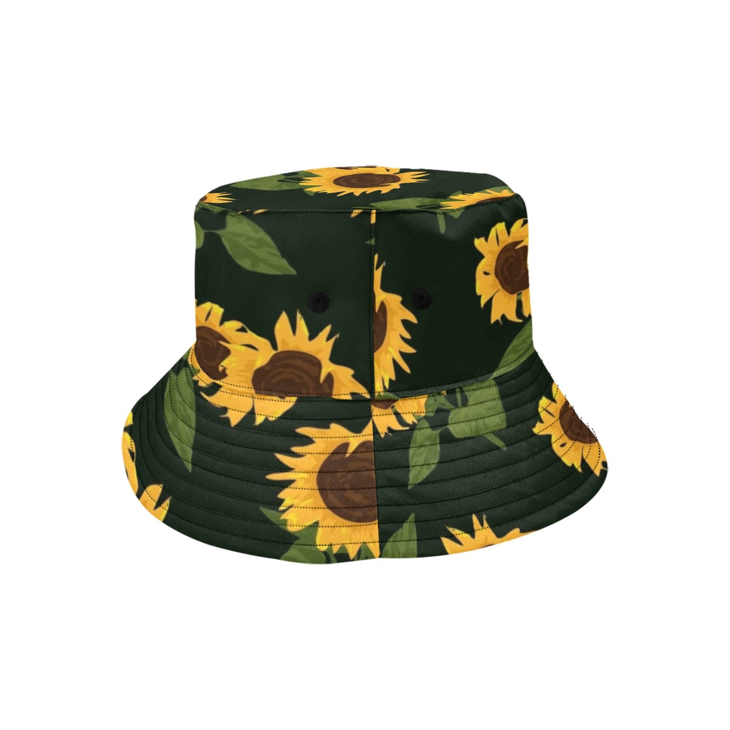 Sunflowers Bucket Hat, Floral Yellow Flowers Vintage Summer Festival Cute Women Men Designer Beach Sun Shade Y2K Twill Floppy Hat Starcove Fashion