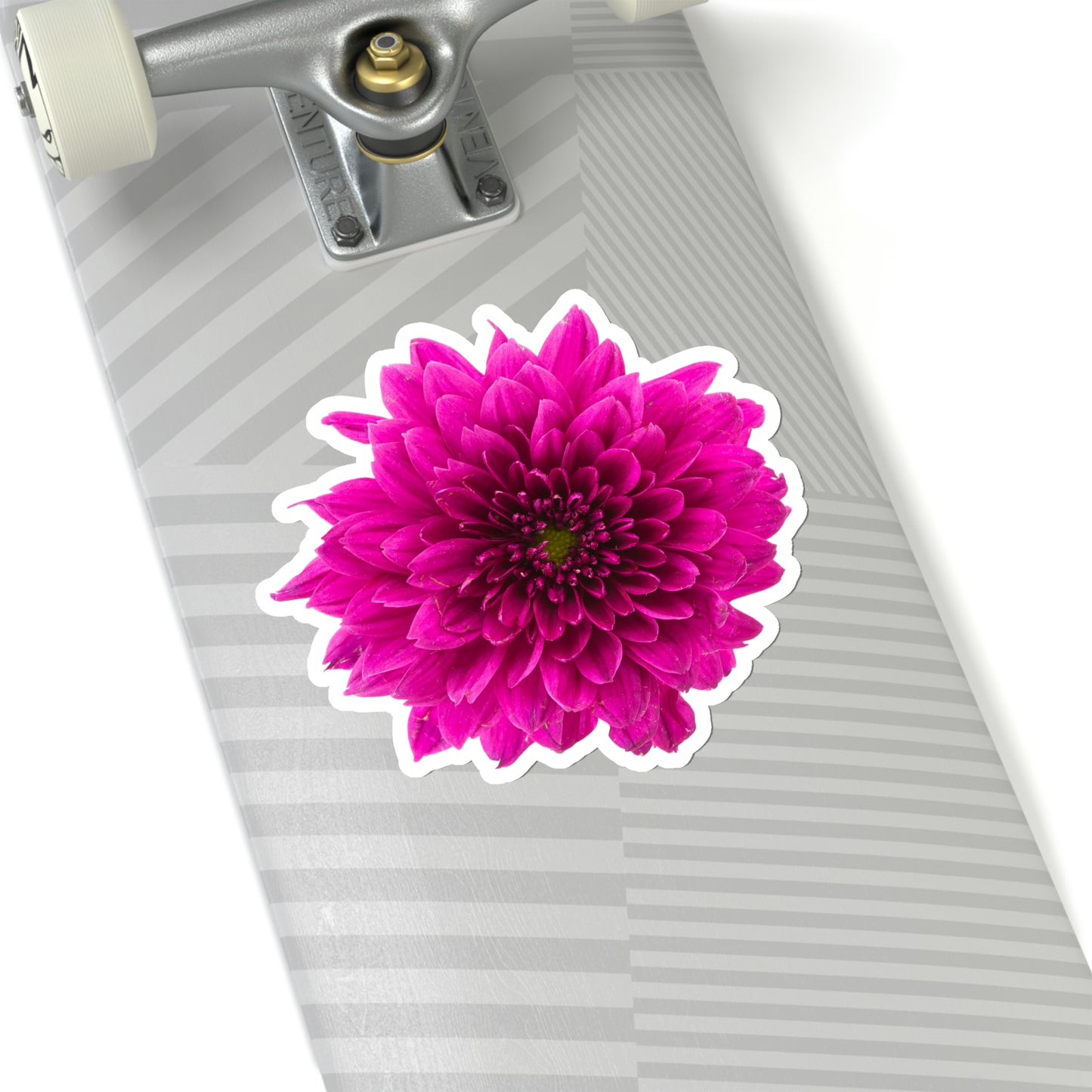 Pink Dahlia Sticker, Flower Floral Art Laptop Decal Vinyl Cute Waterbottle Tumbler Car Waterproof Bumper Aesthetic Die Cut Wall Mural