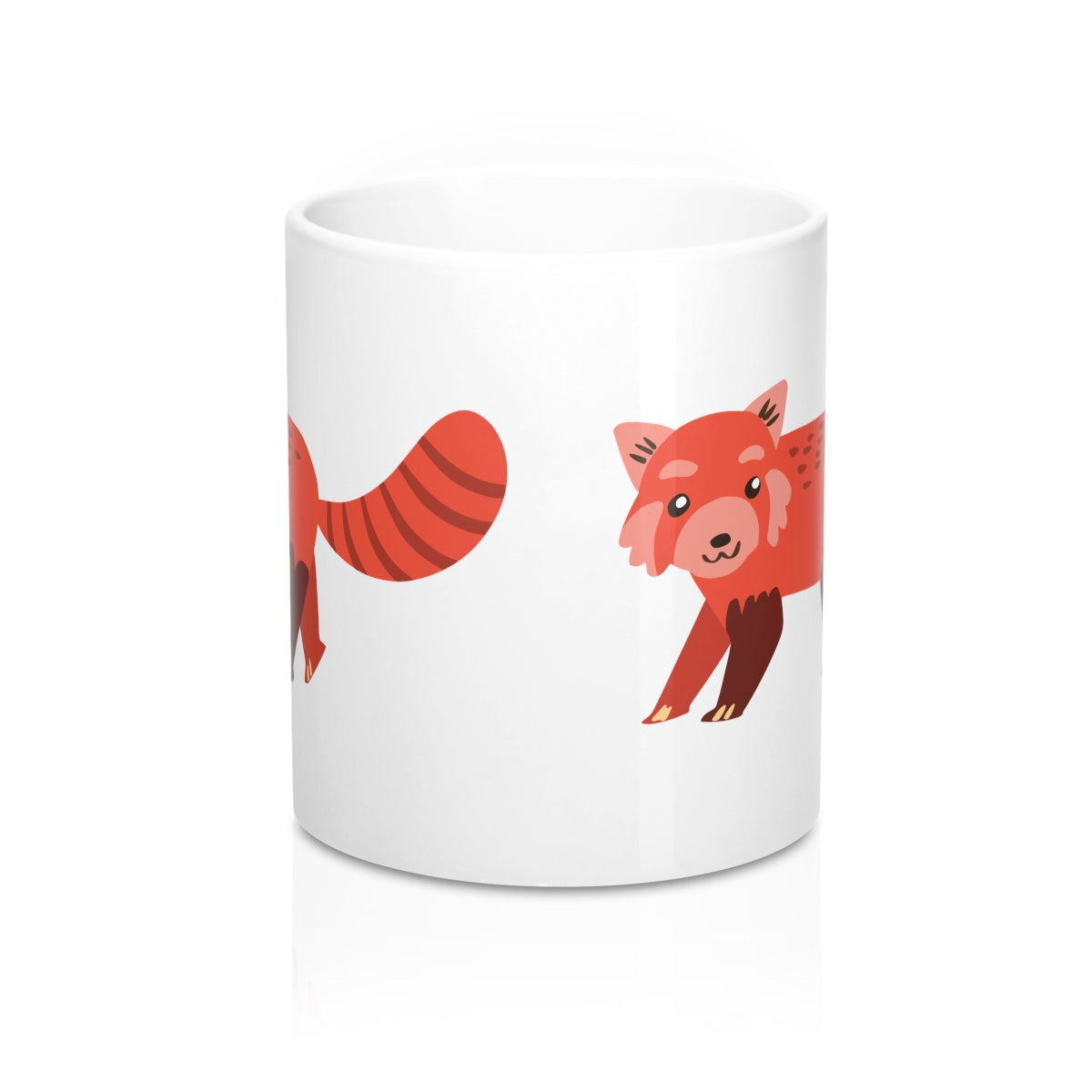 Red Panda Mug, Animal Bear Illustration Ceramic Gifts Cute Coffee Cup Tea Lover Unique Novelty Cool Gift Starcove Fashion