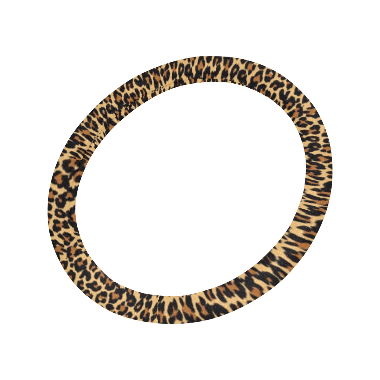 Leopard Steering Wheel Cover with Anti-Slip Insert, Brown Cheetah Animal Print Car Auto Wrap Women Protector Accessories Starcove Fashion