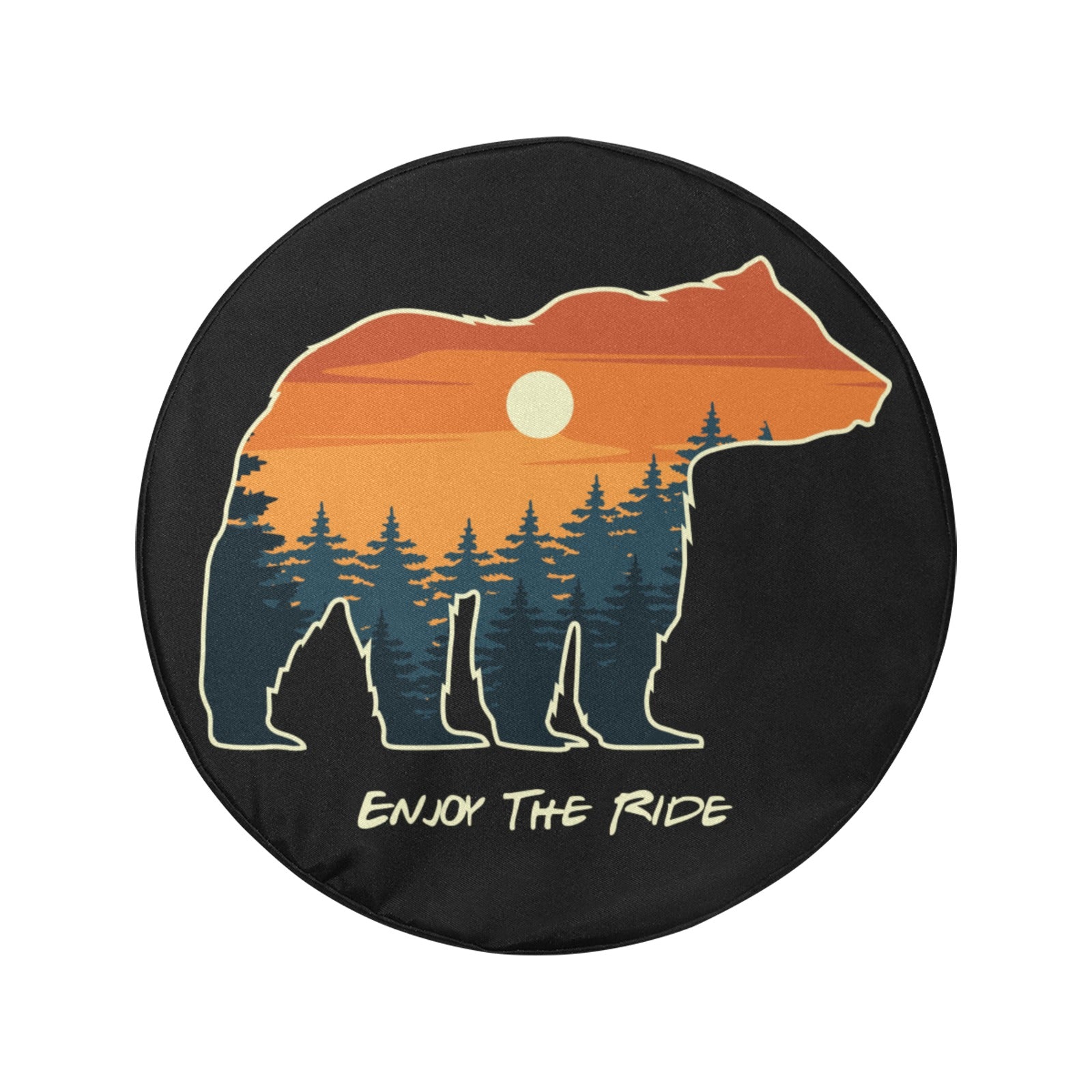 Tire Cover Central Happy Campers Bear - Copertura per ruota di scorta Tire Cover Central Happy Campers Bear - Copertura per ruota di scorta