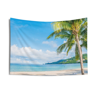 Tropical Beach Tapestry, Island Sun Ocean Landscape Indoor Wall Art Hanging Tapestries Large Decor Home Dorm Room Gift Starcove Fashion