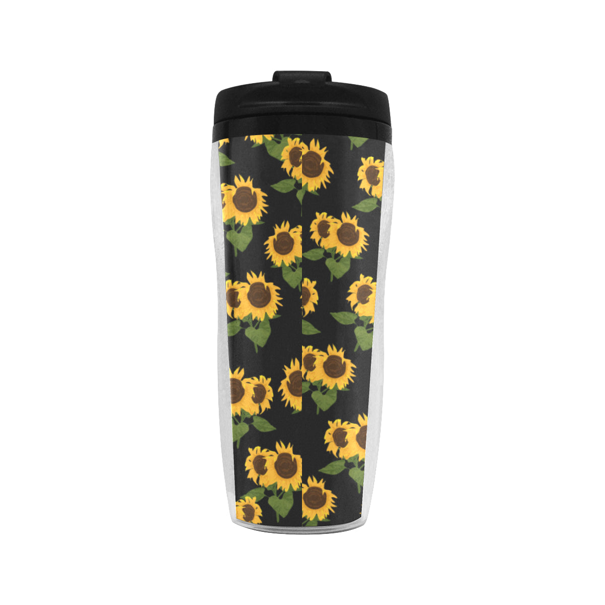 Sunflower Insulated Tumbler, Flower Floral Coffee Mug Reusable Coffee Cup (11 OZ) Travel with Wrap & Lid Gift Starcove Fashion