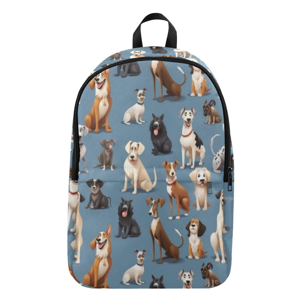 Dogs Breeds Backpack, Cute Puppies Men Women Kids Girls Teens Gift Him Her School College Cool Waterproof Laptop Aesthetic Bag Starcove Fashion