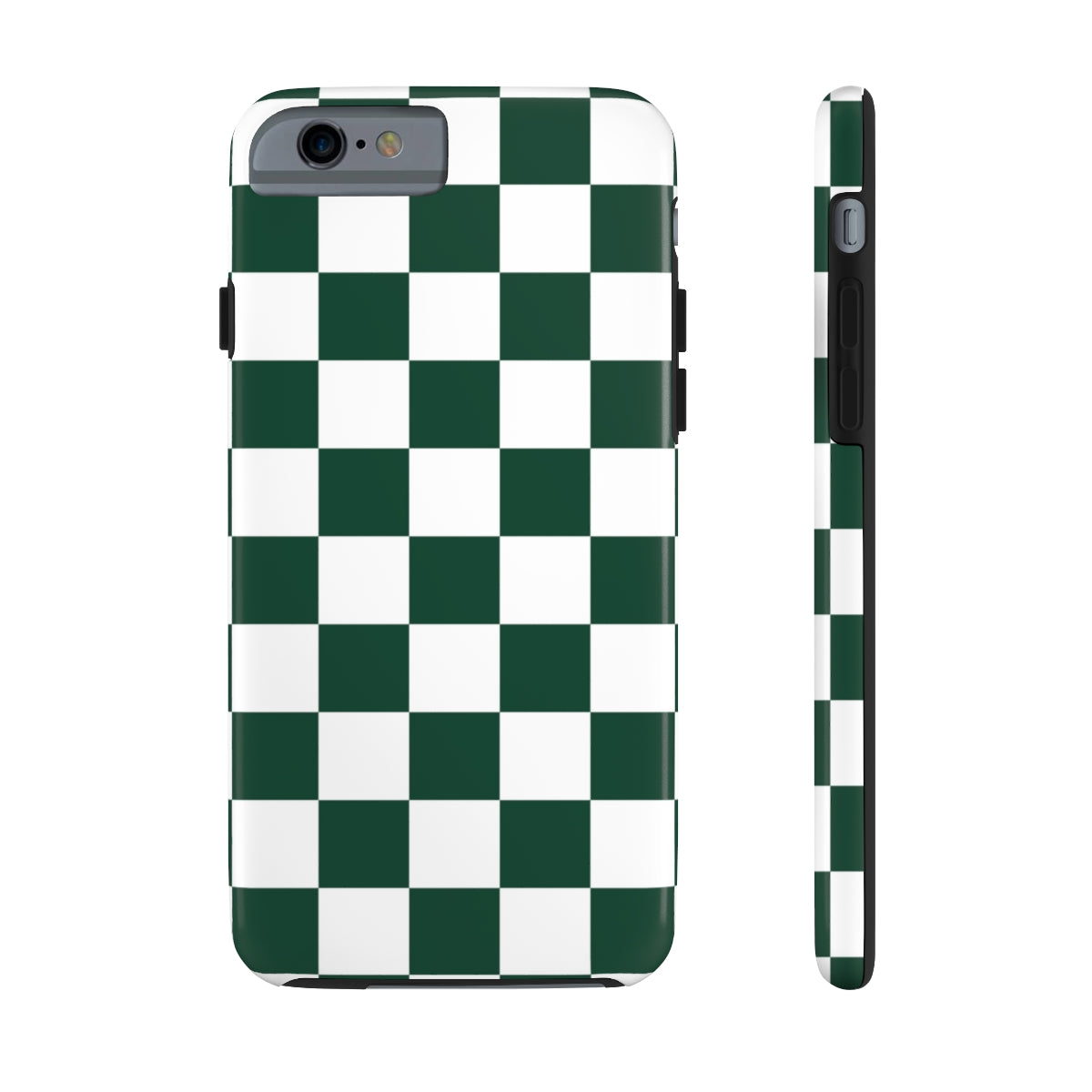 Small Checkered - White and Linen iPhone Case by CheckeredAndDiamonds