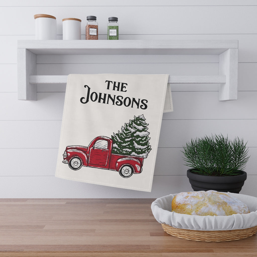 Personalized Kitchen Towels Christmas Gifts Custom Tea 