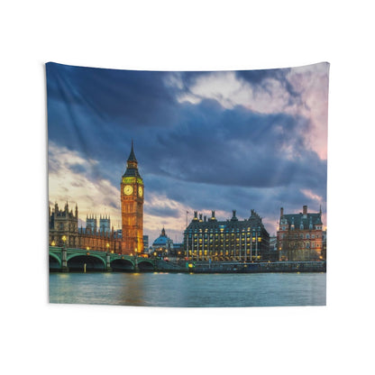 London Big Ben Tapestry, England Landscape Indoor Wall Aesthetic Art Hanging Large Small Decor Home College Dorm Room Gift Starcove Fashion