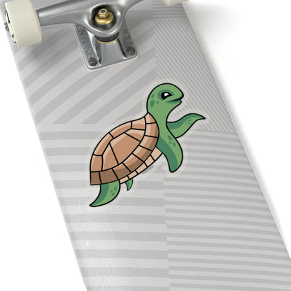 Cute Sea Turtle Decal, Tortoise Stickers Laptop Vinyl Waterproof Tumbler Car Bumper Aesthetic Label Wall Phone Mural Decal Die Cut Starcove Fashion
