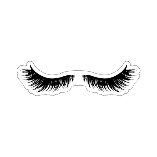 Eyelashes Vinyl Sticker, Best Friend Eye Lash Gift Laptop Decals Macbook Laptop Cute Waterbottle Tumbler Car Bumper Wall Mural Starcove Fashion