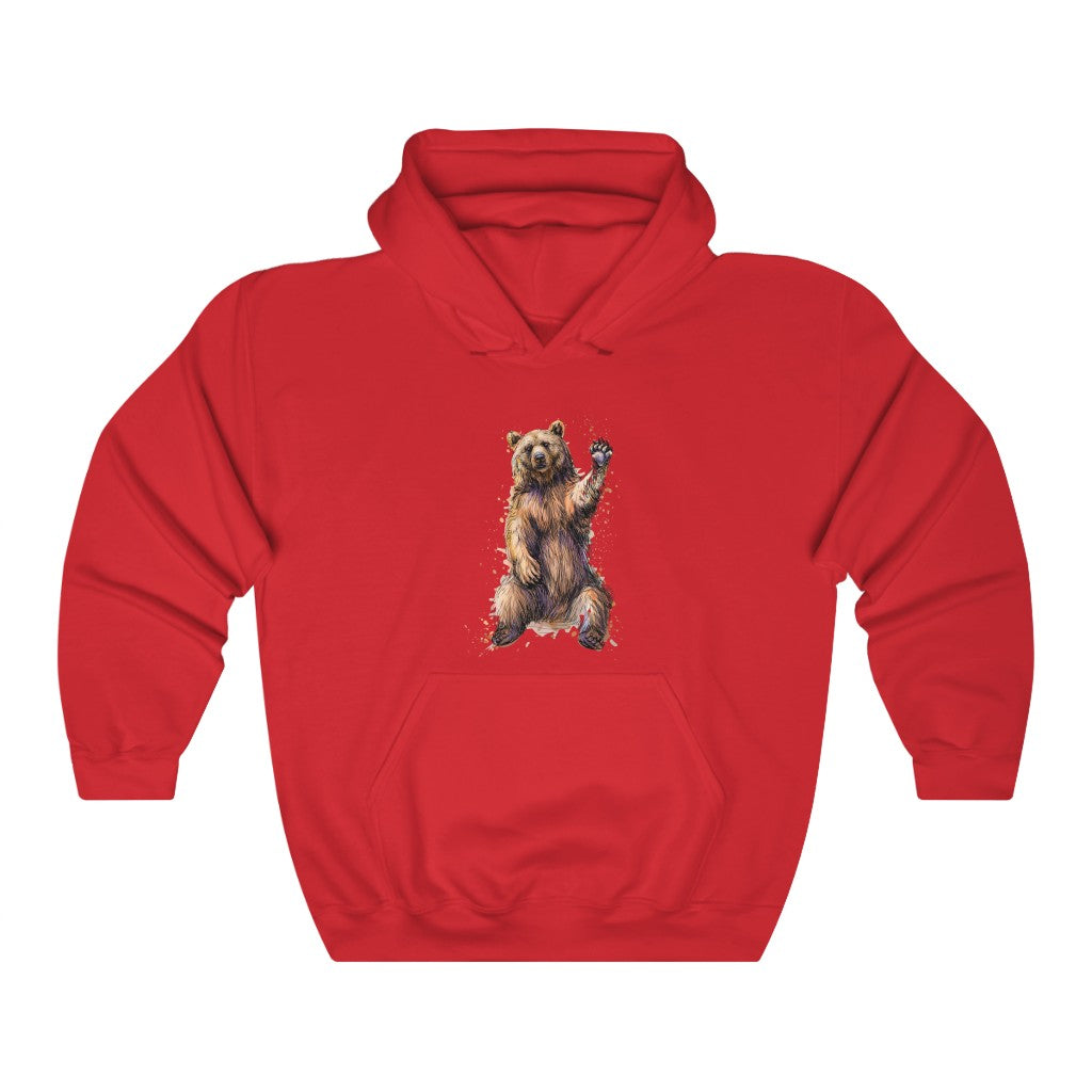 Graphic Hoodie Fashion Bear Hoodie Cute Teddy Bear Print Hoodie