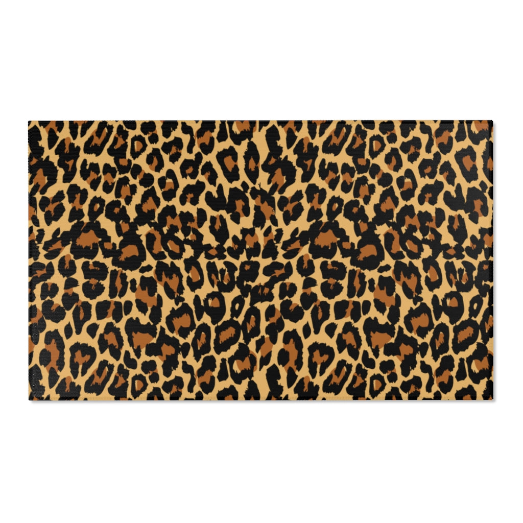 Leopard Area Rug Carpet, Cheetah Animal Print Home Floor Decor Chic 2x3 4x6 3x5 Designer Accent Decorative Patio Mat Starcove Fashion