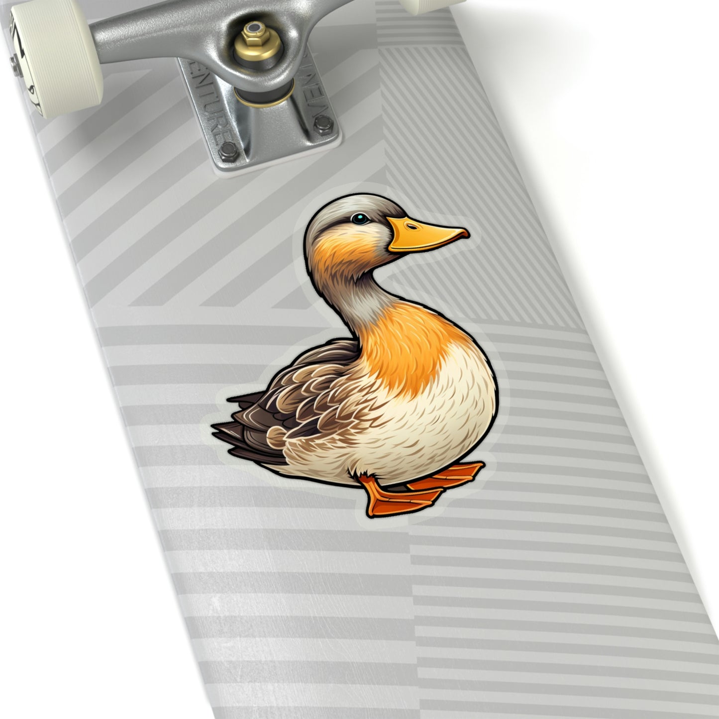 Duck Sticker, Farm Animal Art Laptop Decal Vinyl Cute Waterbottle Tumbler Car Waterproof Bumper Aesthetic Die Cut Wall Clear Starcove Fashion