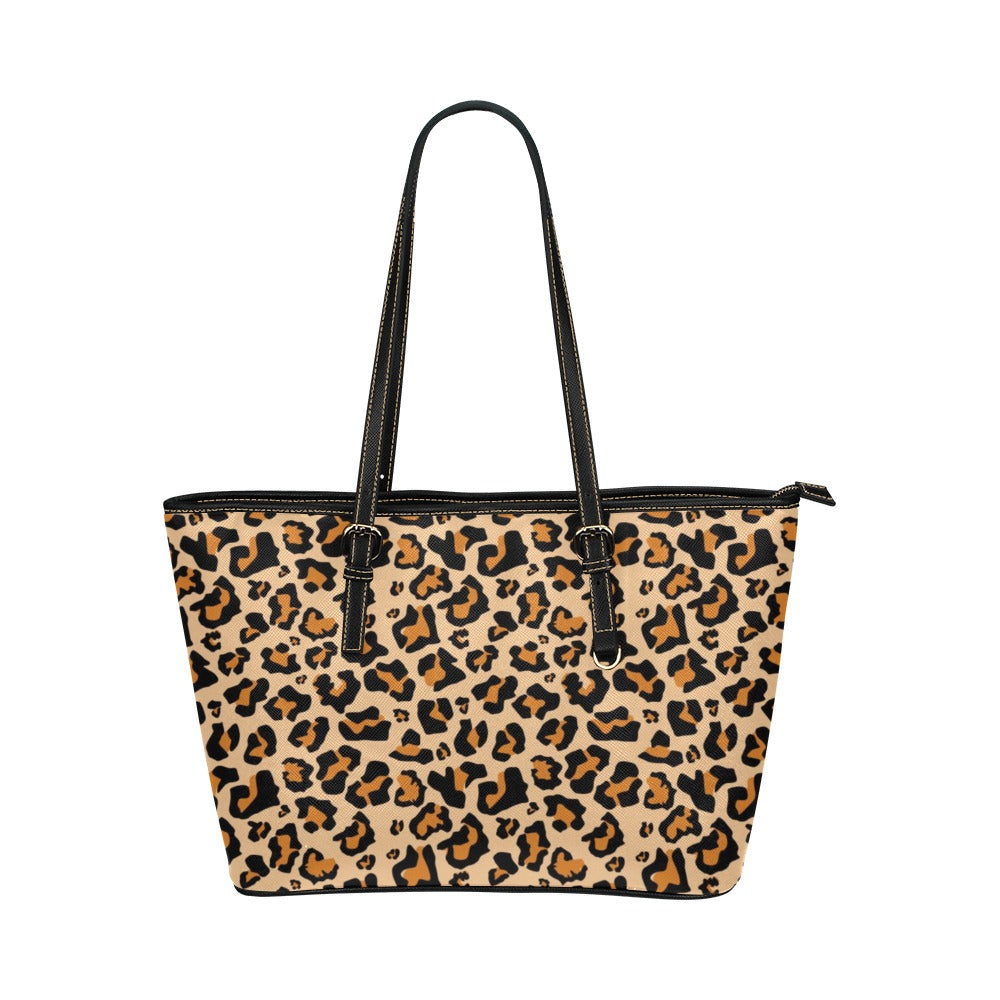 Leopard Tote Bag Purse, Animal Print Cheetah Print Handbag Women High Grade Leather Zip Top Small Large Designer Handmade Shoulder Starcove Fashion