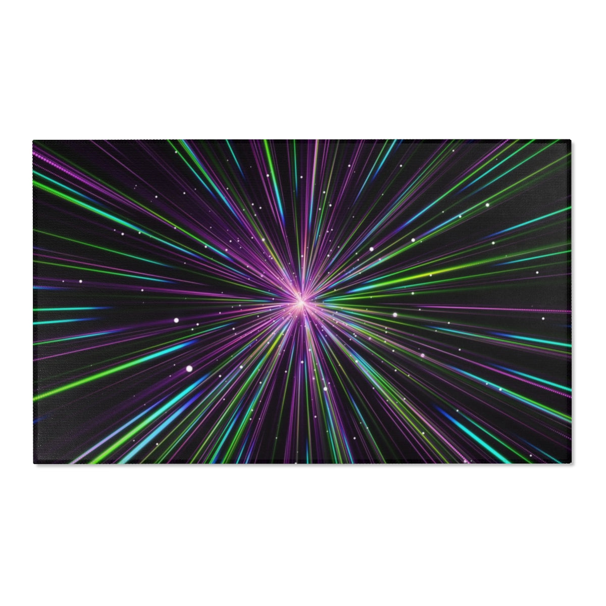 Hyperspace Area Rug Carpet, Arcade 90s 80s Space Galaxy Home Floor Decor Chic 2x3 4x6 3x5 Designer Kids Game Room Decorative Patio Mat Starcove Fashion