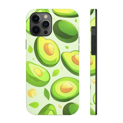 Avocado iPhone 14 13 Pro Max Tough Case Mate, Green Kawaii Anime Cute Aesthetic Iphone 12 11 Mini SE  X XR XS 8 Plus 7 Phone Cover Starcove Fashion