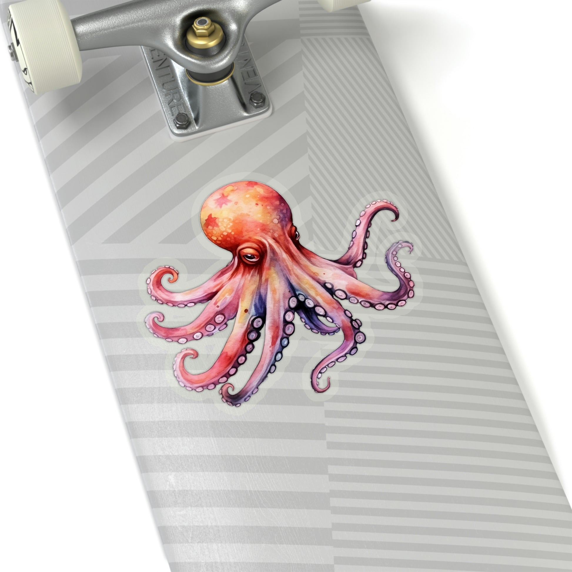 Octopus Sticker, Watercolor Art Laptop Decal Vinyl Cute Waterbottle Tumbler Car Waterproof Bumper Aesthetic Die Cut Wall Clear Starcove Fashion