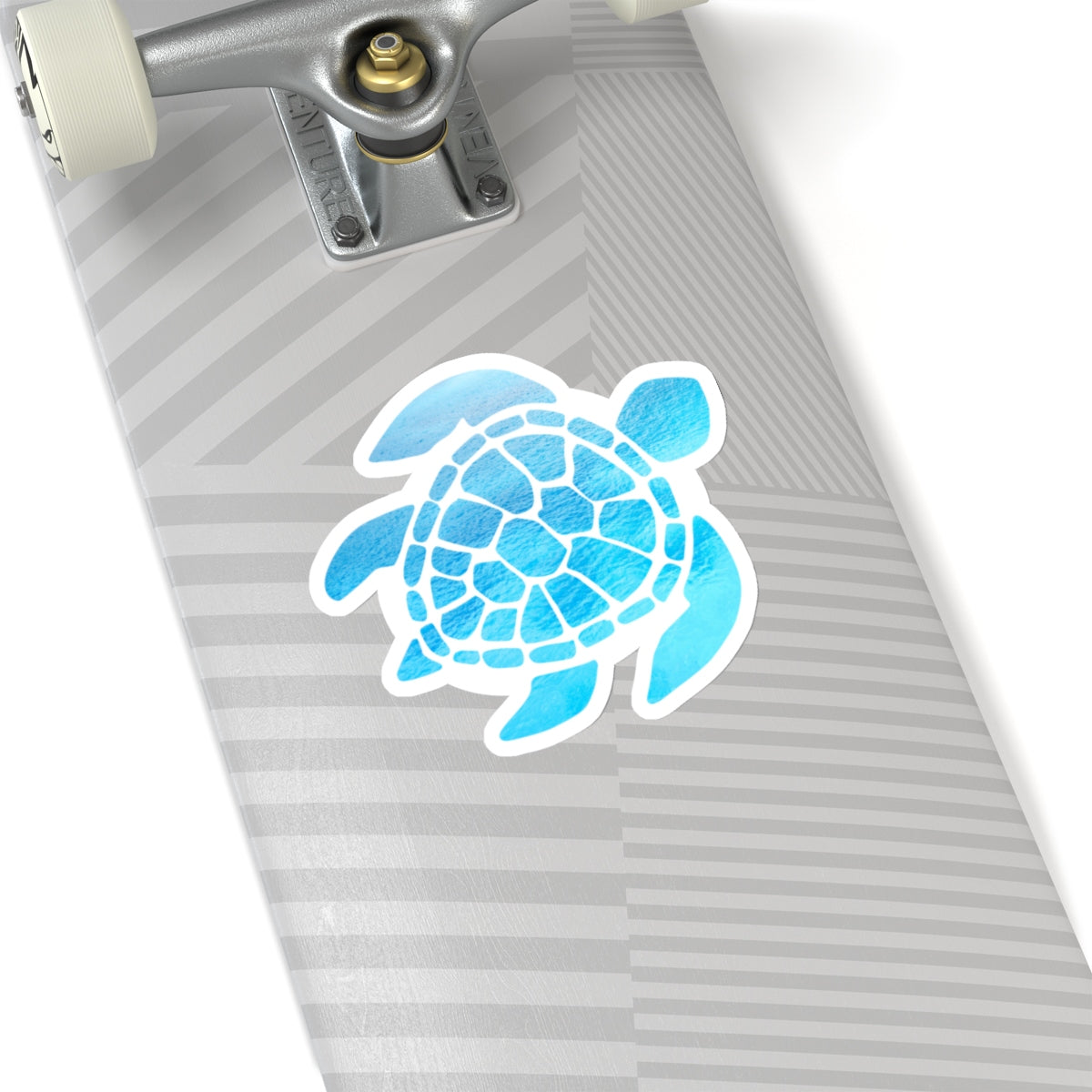 Ocean Sea Turtle Vsco Sticker, Beach Wave Watercolor Blue Laptop Vinyl Cute Waterproof Car Bumper Waterbottle Label Wall Decal Stickers Starcove Fashion