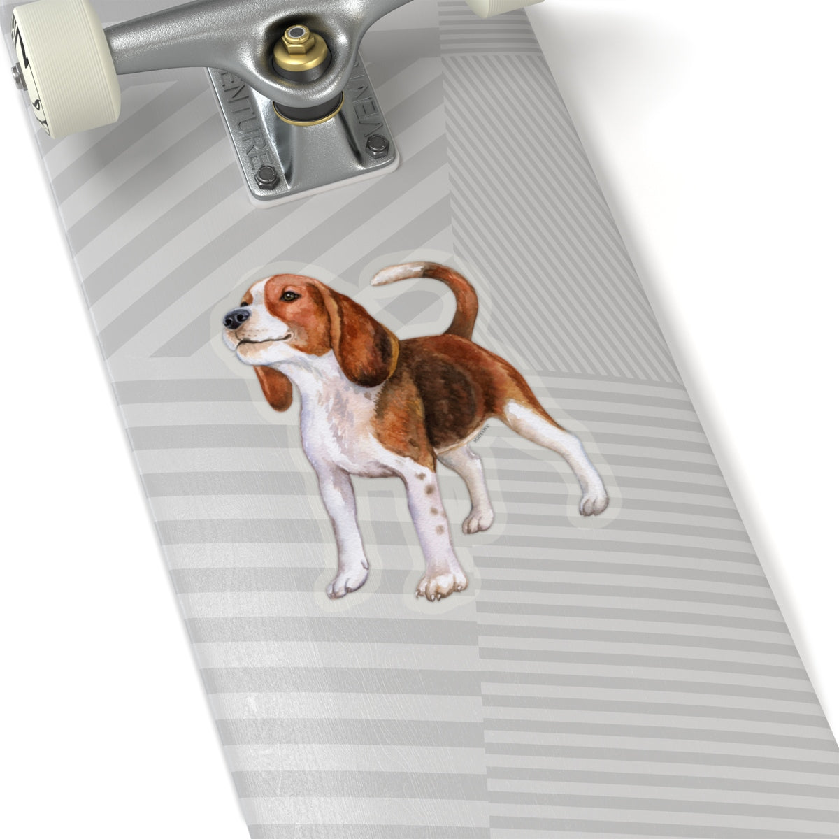 Puppy Dog Beagle Sticker, Watercolor Animal Breed Laptop Vinyl Cute Waterbottle Tumbler Car Bumper Aesthetic Label Wall Mural Decal Die Cut Starcove Fashion