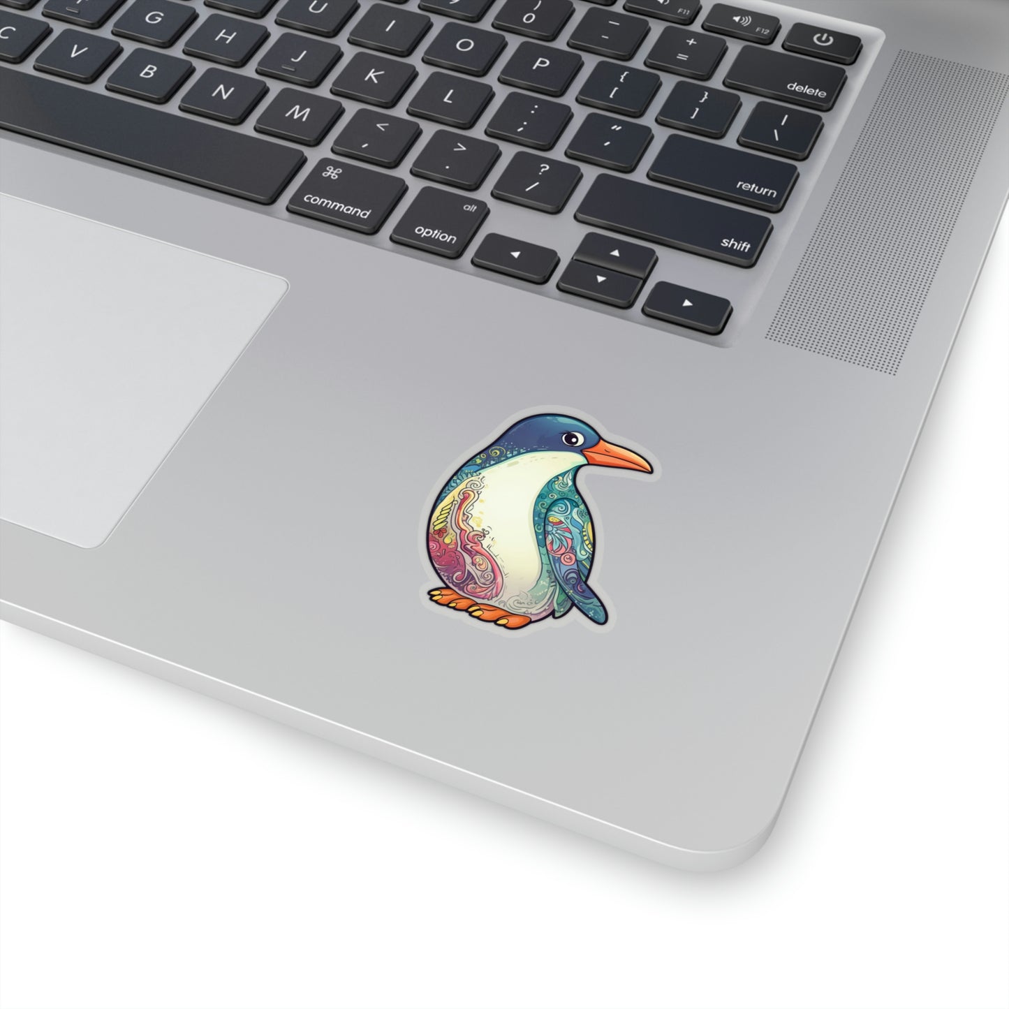 Penguin Sticker, Ornate Bird Animal Laptop Decal Vinyl Cute Waterbottle Tumbler Car Waterproof Bumper Aesthetic Die Cut Wall Mural Starcove Fashion