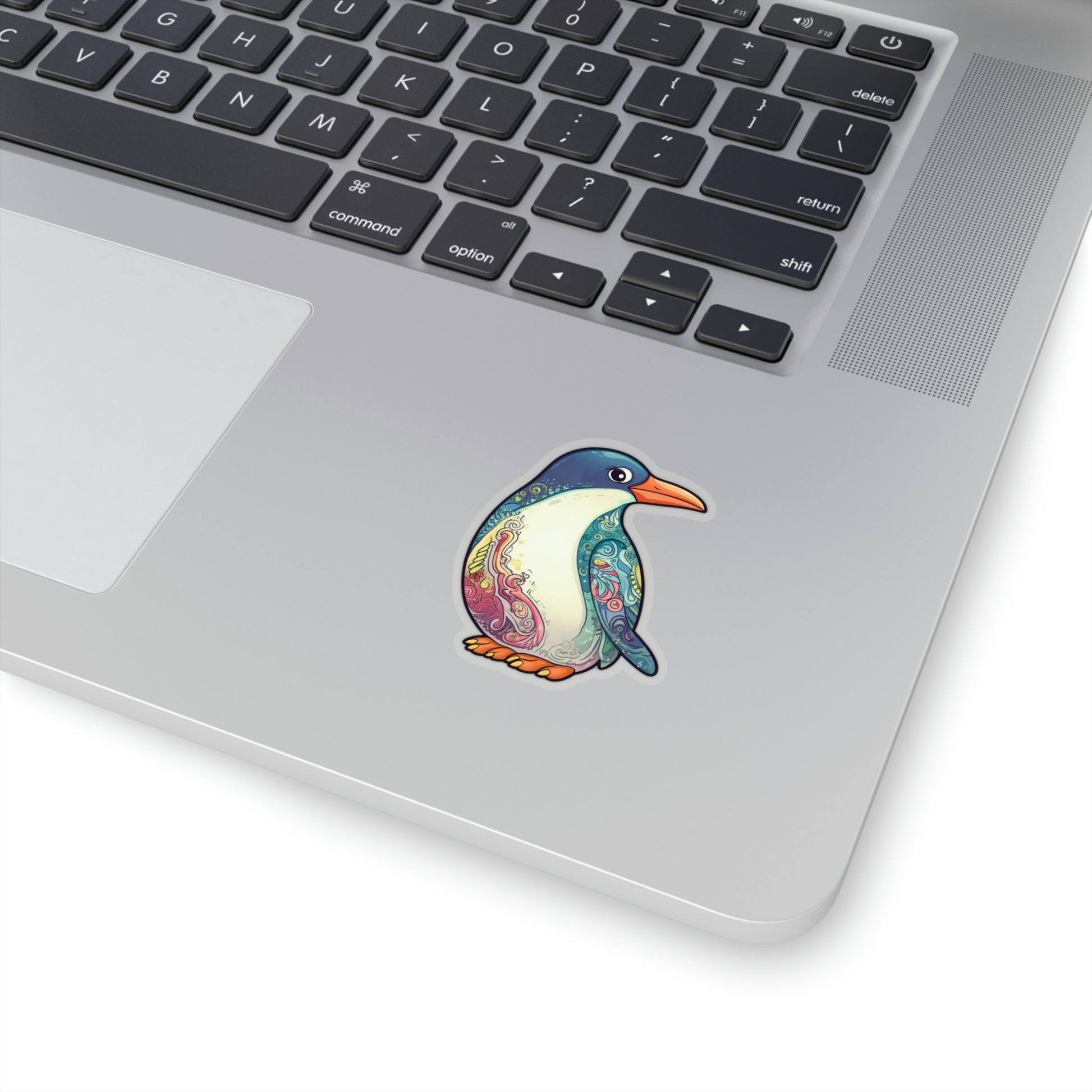 Penguin Sticker, Ornate Bird Animal Laptop Decal Vinyl Cute Waterbottle Tumbler Car Waterproof Bumper Aesthetic Die Cut Wall Mural Starcove Fashion