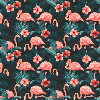 Pink Flamingo Duvet Cover, Tropical Microfiber Full Queen Twin Unique Vibrant Bed Cover Modern Home Bedding Bedroom Décor Starcove Fashion