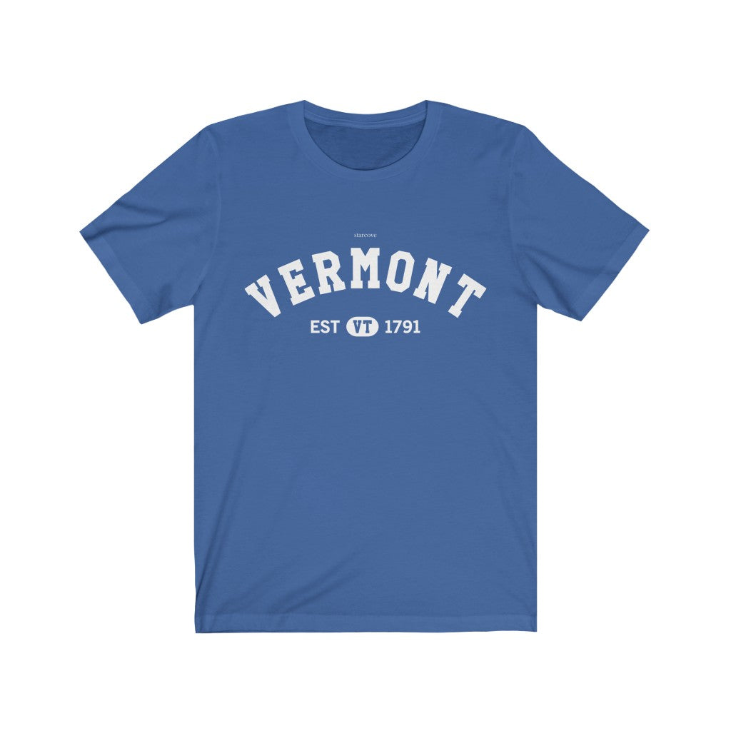 Vermont VT State Tshirt Top, I Love VT Home Pride Retro Vintage Souvenir USA Travel Gifts Shirt Tee Starcove Fashion