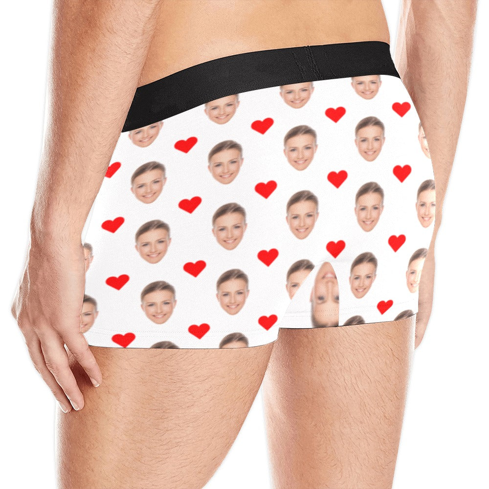 Custom Funny Hug Face Boxers Personalised Face Boxers Briefs Best  Valentine's Day Gifts - Personalized Face Photo On Men's Underwear