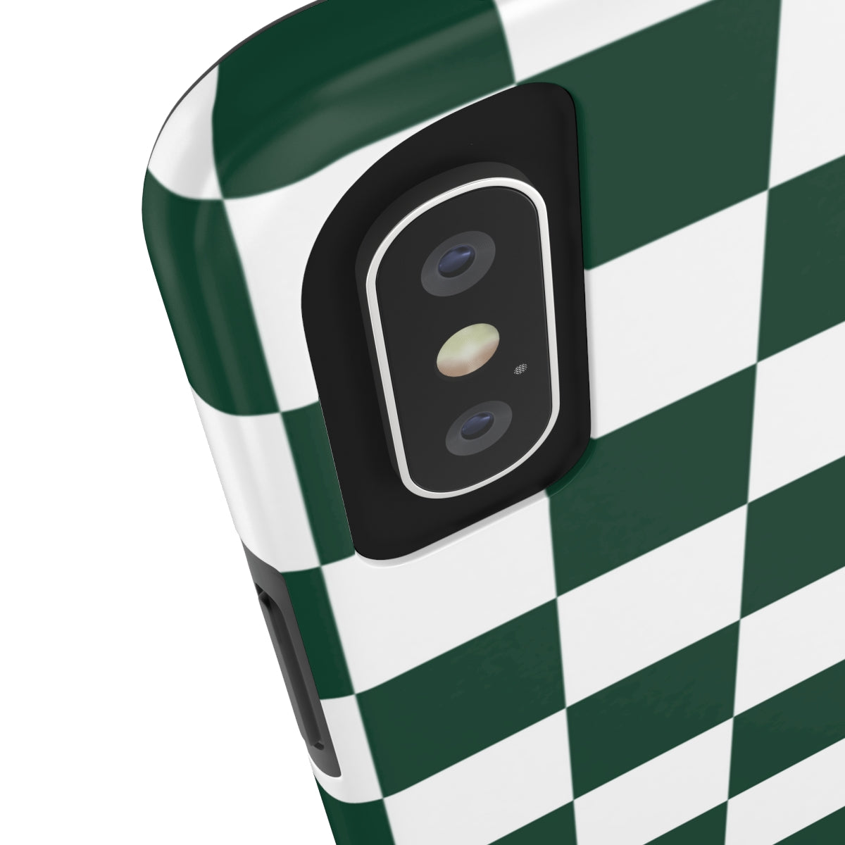 Green Checkered iPhone 14 13 Pro Max Tough Case Mate, White Check Aesthetic Iphone 12 11 Mini SE  X XR XS 8 Plus 7 Phone Cover Starcove Fashion