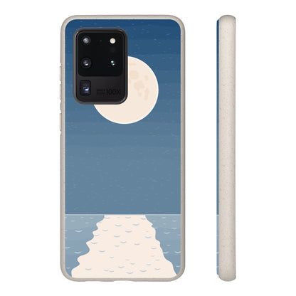Blue Moon iPhone 13 12 Pro Case, 11 Pro Vegan Biodegradable Plant Samsung Galaxy S20 Eco Friendly Compostable Cell Phone Zero Waist Starcove Fashion