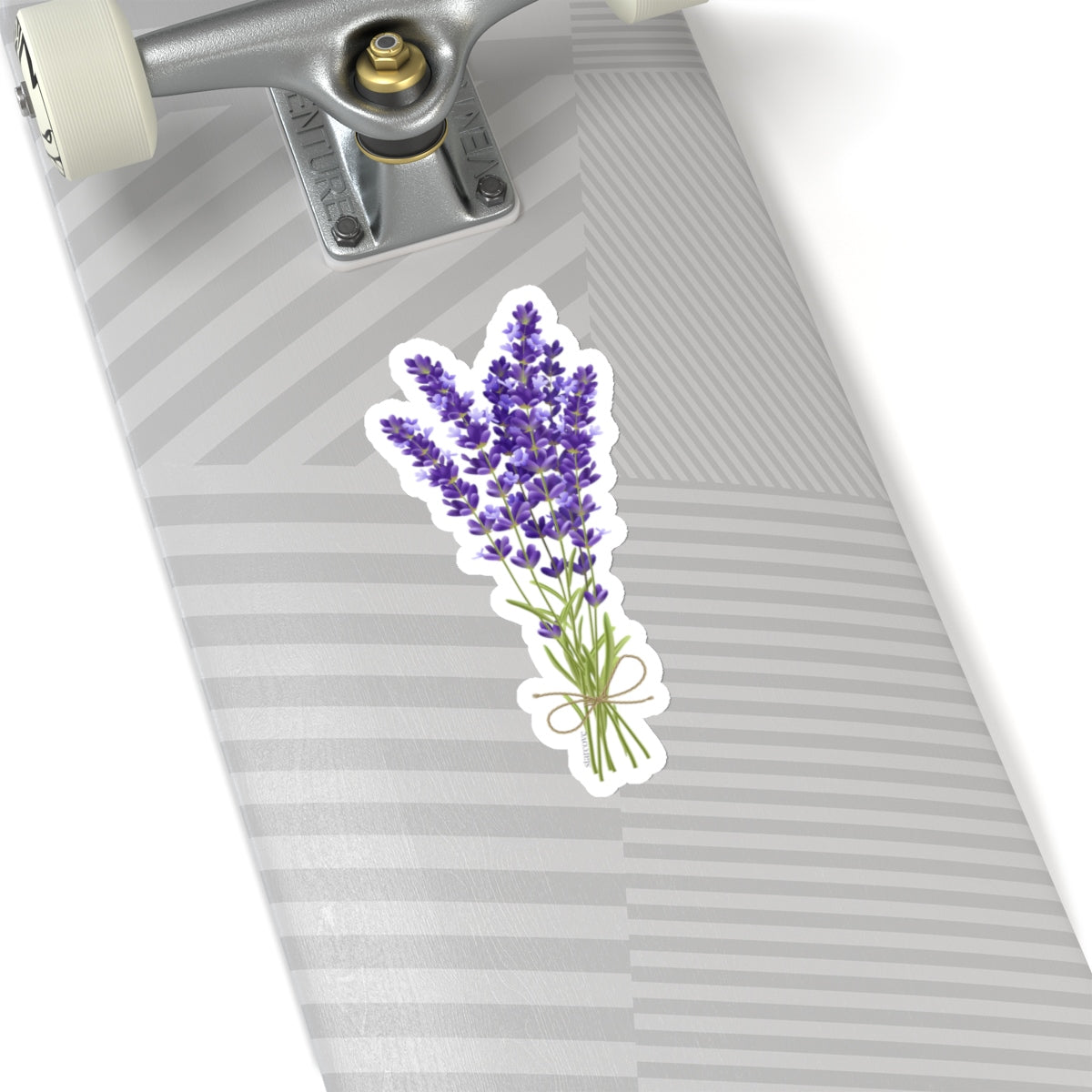 Purple Lavender Sticker, Flower Nature Laptop Decal Vinyl Cute Waterbottle Tumbler Car Bumper Aesthetic Label Wall Mural Die Cut Starcove Fashion