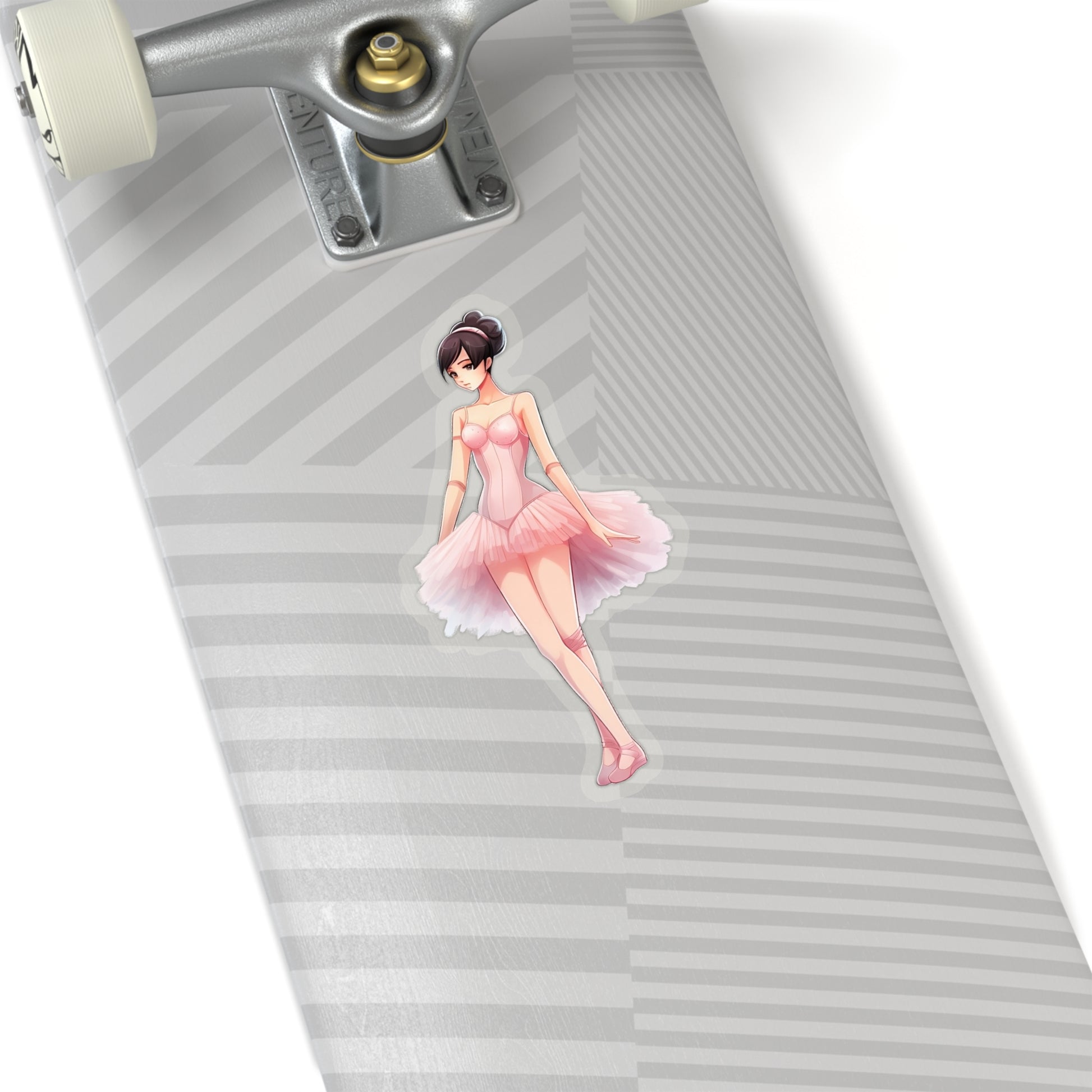 Ballerina Sticker, Pink Ballet Dance Art Laptop Decal Vinyl Cute Waterbottle Tumbler Car Waterproof Bumper Clear Aesthetic Wall Starcove Fashion