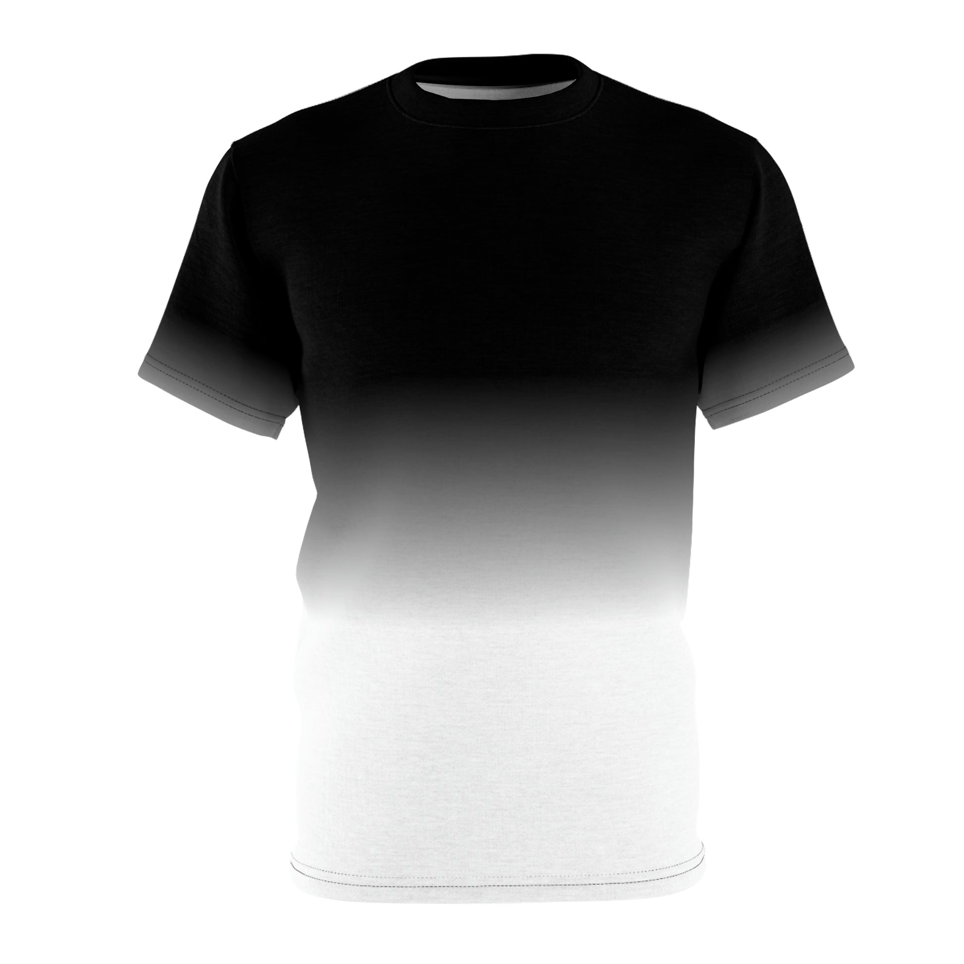 Black White Ombre Tshirt, Gradient Dip Tie Dye Men Women Adult Aesthetic Crewneck Designer Tee Short Sleeve Shirt Top Starcove Fashion