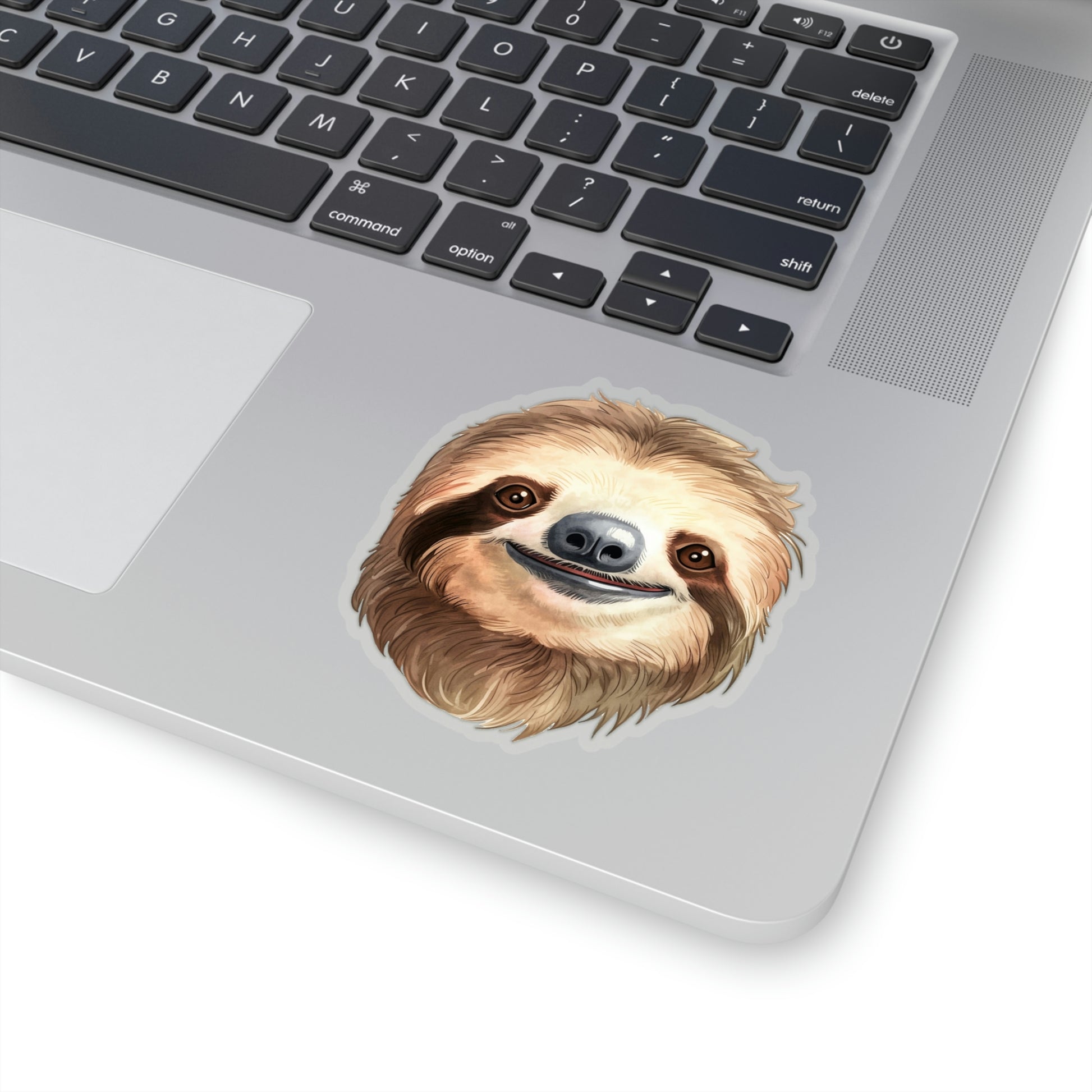 Sloth Head Sticker, Animal Art Laptop Decal Vinyl Cute Waterbottle Tumbler Car Waterproof Bumper Aesthetic Die Cut Wall Clear Starcove Fashion