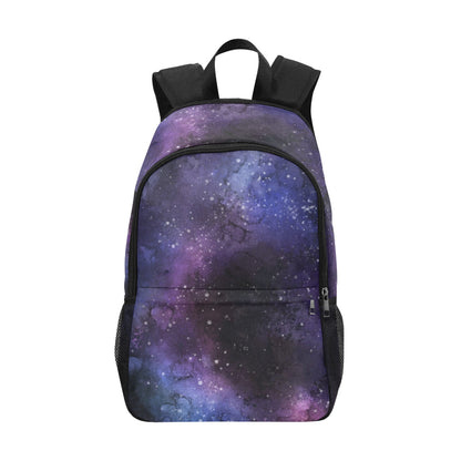Galaxy Backpack, Purple Stars Space Nightsky Men Women Kids Gift Him Her School College Waterproof Side Mesh Pockets Aesthetic Bag Starcove Fashion