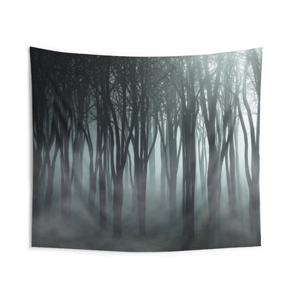 Foggy Tree Forest Tapestry, Landscape Nature Indoor Wall Art Hanging Tapestries Large Small Decor Home Dorm Room Gift Starcove Fashion