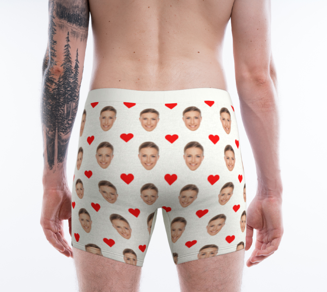 Nuts About You Personalized Men Boxers Briefs, Funny Custom Face Him  Anniversary Birthday Father's Day Valentine's Gift Groom Underwear Male