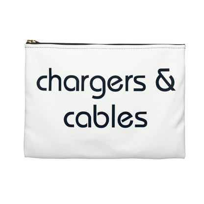 Chargers and cables bag, packing Travel bag Storage pouch, Traveling Accessory Flat Zipper Pouch Gift Starcove Fashion